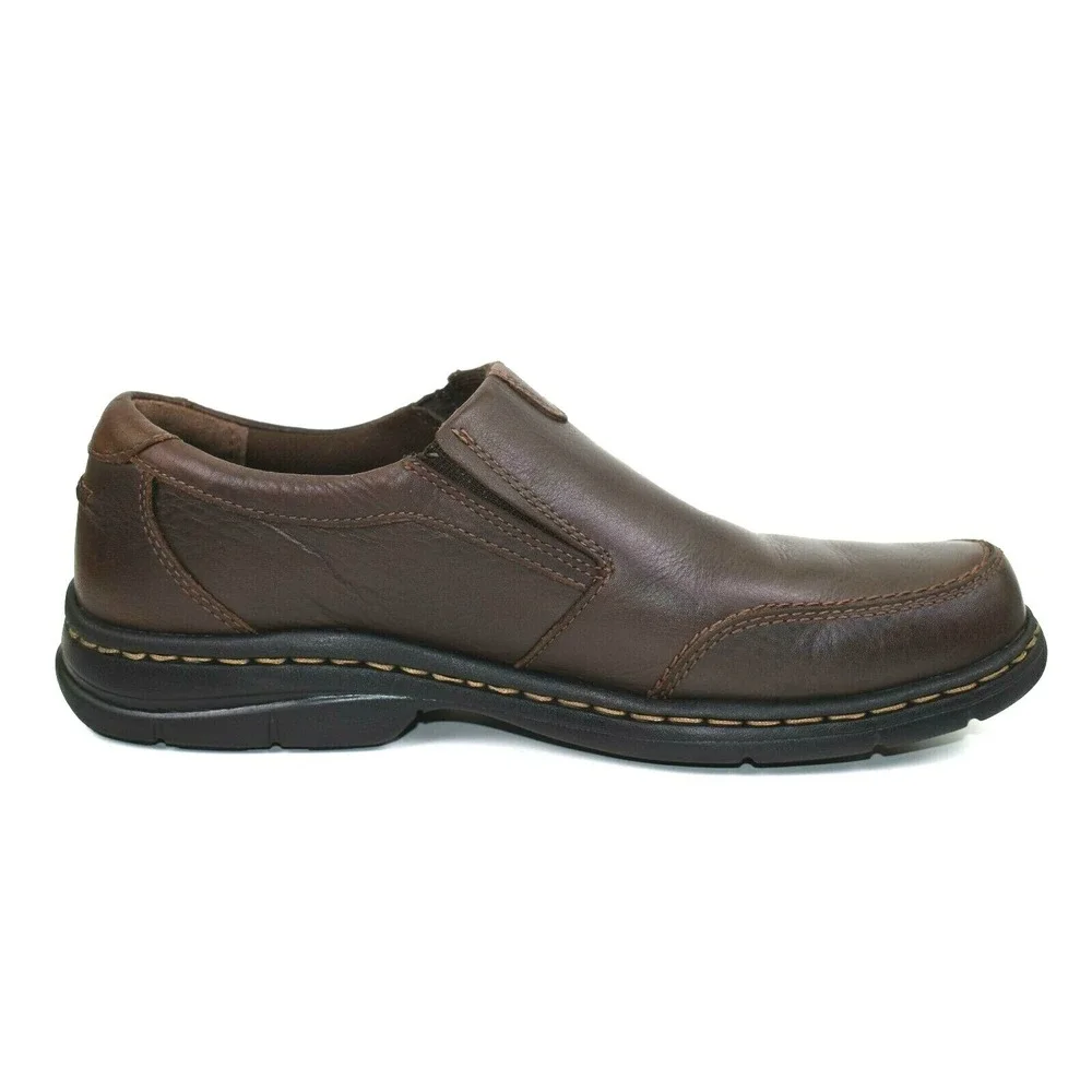 Dunham Bradford Men's Brown Full Grain Leather Loafer‎ Shoes Size 9 D